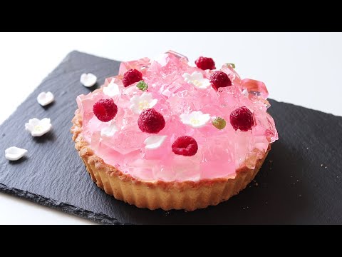 Видео: Желейный пирог с вишневыми цветами ｜HidaMari Cooking