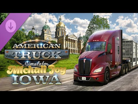 Видео: [ATS 1.55] Смотрим новый штат Iowa.