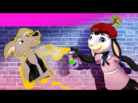 Видео: Волк и семеро козлят - 3 забавных приключения | KONDOSAN На русском смотреть сказки для детей 2021