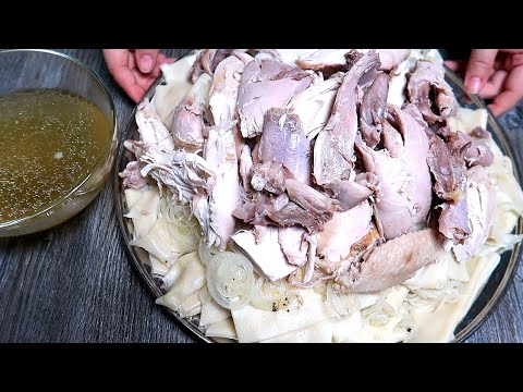 Видео: Бешбармак из КУРИЦЫ🐔 Нереальная вкуснота! Любимое блюдо моей семьи!