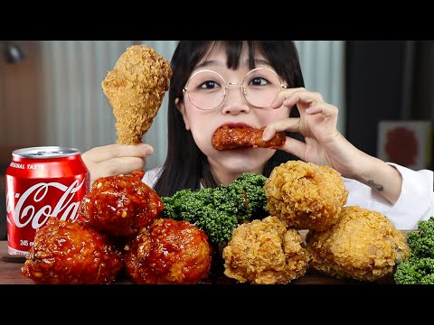 Видео: АСМР ЕДА Острая курица и Жареная курица | MUKBANG | EATING SHOW