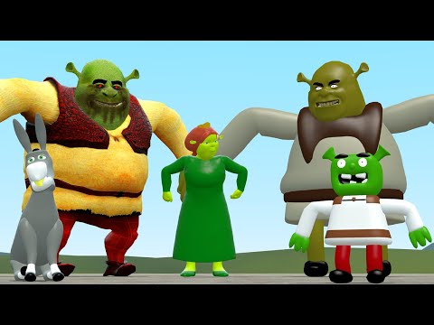 Видео: 🤢Все мемы с клонами Sanic 3D из семейства Шреков в Gmod!