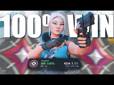 Видео: КАК ВЫГЛЯДИТ 100% ВИНРЕЙТ НА JETT (Valorant)