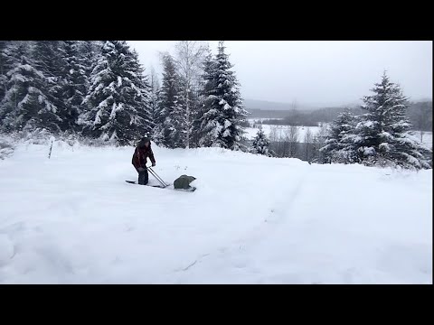 Видео: Прокатился по закрайкам села Стойба до Джиги. Мотобуксировщик Тягун  7,5 л.с. 🌲🏔️🌥️