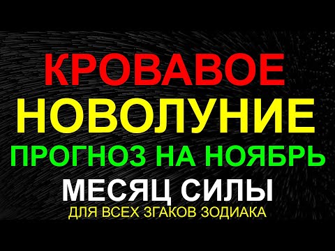 Видео: НОВОЛУНИЕ В СКОРПИОНЕ 01.11. ПРОГНОЗ НА НОЯБРЬ. МЕСЯЦ СЧАСТЬЯ ДЛЯ ВСЕХ ЗНАКОВ ЗОДИАКА 👍🌶🔥