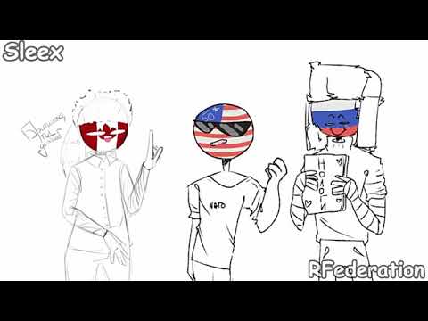 Видео: Топ 5 смешных видео по/ countryhumans /