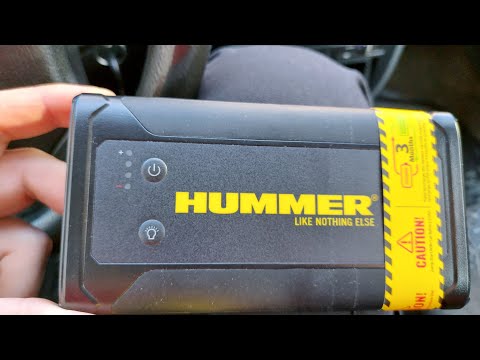 Видео: пусковой бустер HUMMER H3T. тест