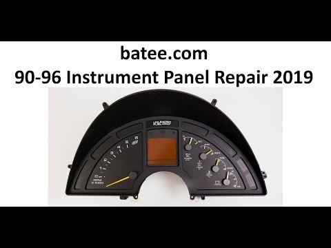 Видео: Corvette №1 90-96 гг. - Ремонт приборной панели с цифровым ЖК-дисплеем (2019)