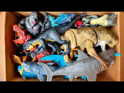 Видео: Охота на акул-голодателей, дистортуса рекса, мозазавра, конга, тираннозавра-рекса, скорпиона рекс...