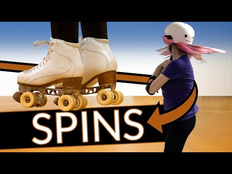 Видео: Вращение на роликовых коньках на двух ногах — как кататься на роликовых коньках
