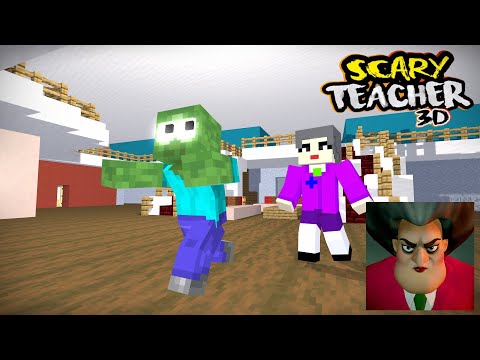 Видео: МОНСТРЫ-МОБЫ СТРАШНЫЙ УЧИТЕЛЬ 3D ПОБЕГ ЧЕЛЛЕНДЖ MINECRAFT АНИМАЦИЯ