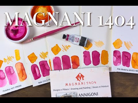 Видео: Акварельная бумага Magnani 1404: мой новый фаворит!