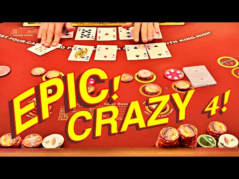 Видео: ГРАНДИОЗНАЯ НОЧЬ CRAZY 4 POKER!
