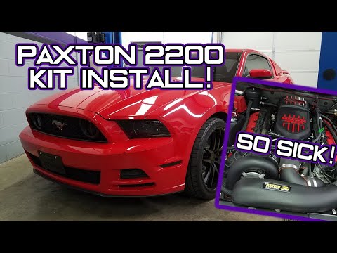 Видео: Стандартный Mustang 2014 года получает нагнетатель PAXTON 2200 и другие приятные мелочи!