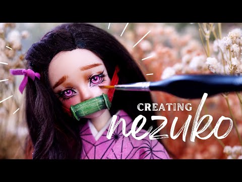 Видео: Создание NEZUKO [расслабляющий] | Кукла Demon Slayer Custom | etellan