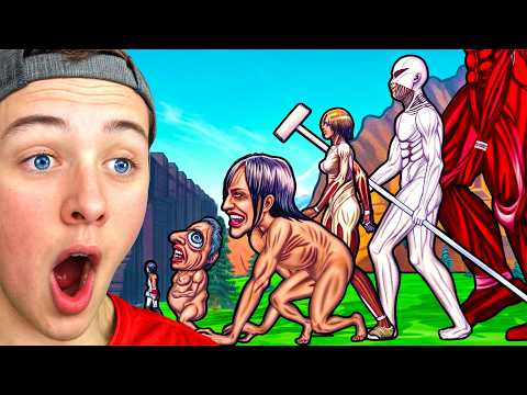 Видео: Сравнение размеров фильма «Атака титанов»