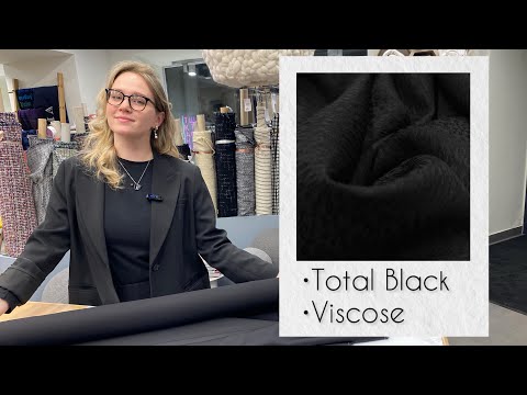 Видео: Почему вискоза – это must-have в вашем гардеробе? Total black подборка в LoScampolo | Ткани Италии