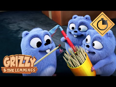 Видео: 20 минут Гриззи и лемминги 🐻🐹 подборка мультфильмов #54 / полные эпизоды 230, 231, 232