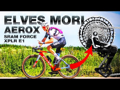 Видео: АЭРО ГРЕВЕЛ Elves Mori Aerox едет как шоссер и выигрывает гонку