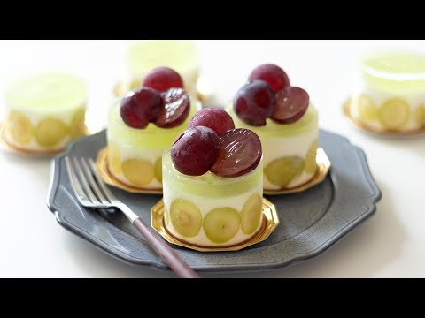 Видео: Мусс из виноградного йогурта без выпечки ｜ HidaMari Cooking