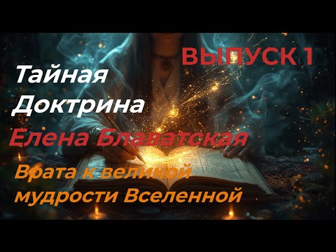 Видео: Выпуск 1 — Путь к Тайной Доктрине Елены Блаватской: Пролог и вступление в космическое знание.