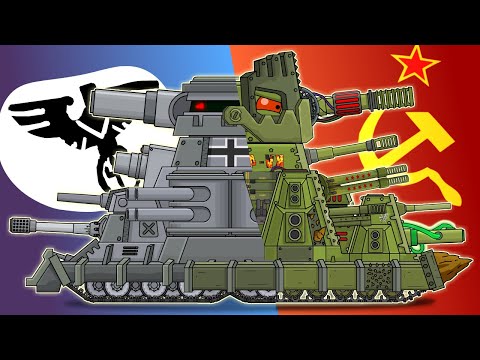 Видео: НЕ СТОИТ ЖДАТЬ ПОЩАДЫ ОТ МОНСТРА ! КВ-44М vs VK-44 !