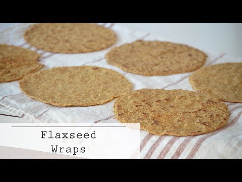 Видео: FLAXSEED WRAPS/ Льняные лепёшки #flaxseeds #delicious #healthy #food
