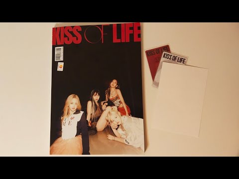 Видео: KISS OF LIFE - KISS OF LIFE 1st mini album #1 || распаковка альбома