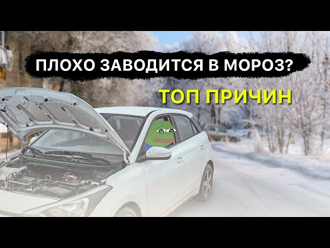 Видео: Машина плохо заводится зимой / Что подводит в мороз?