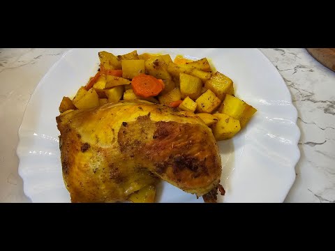 Видео: Пиле с картофи и къри