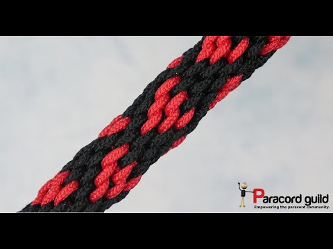 Видео: Круглая коса кумихимо с узором «сердечко»