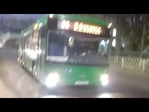 Видео: Автобус №26 (Могилёв) Малая Боровка - Привокзальная площадь МАЗ 203.016 