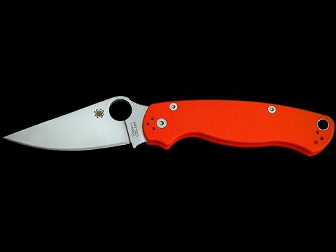 Видео: Spyderco Para-Military 2 разборка смазка лечение замка