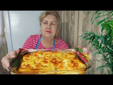 Видео: Очень нежная рыба с картофелем под  вкуснейшим соусом.