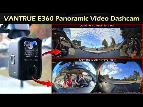 Видео: Панорамный видеорегистратор VANTRUE E360