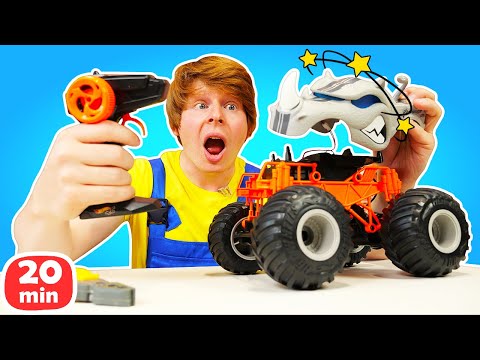 Видео: Большая поломка: как Саша починит все машинки? Крутые видео для мальчиков про машинки