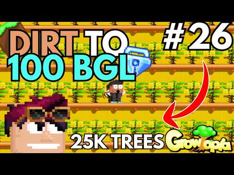 Видео: ВЫРАЩИВАЕМ 25 ТЫСЯЧ ДЕРЕВЬЕВ ИЗ БОЧЕК ТОКСИЧНЫХ ОТХОДОВ🔥!!! | Dirt To 100 BGLS #26 | GrowTopia 2025