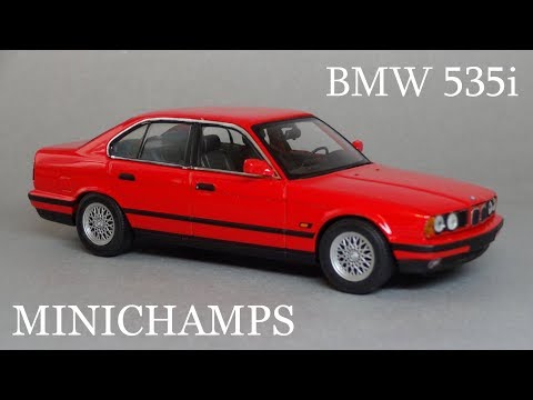 Видео: Раритет: BMW 535i (E34) 5-Series 1:43 Minichamps - Обзор масштабной модели