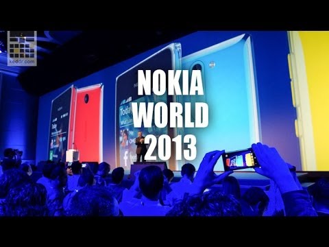Видео: Nokia World 2013. Презентация Nokia Lumia 1520, Lumia 1320, Lumia 2520 и Asha 500, 502 и 503