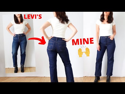 Видео: Как сшить джинсы с нуля | Копируем мои джинсы Levi's Ribcage!