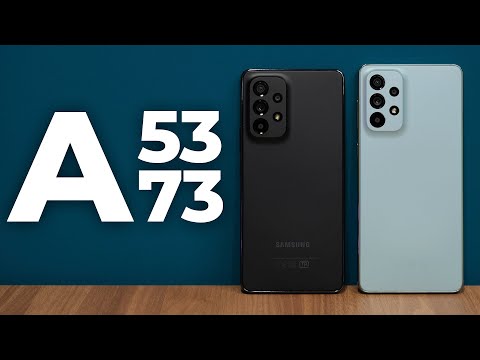 Видео: Почти флагманы? 📱Обзор и сравнение Samsung Galaxy A53 и A73