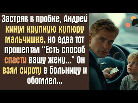 Видео: Застряв в пробке, Андрей кинул крупную купюру мальчишке, но едва тот прошептал “Есть способ спасти..