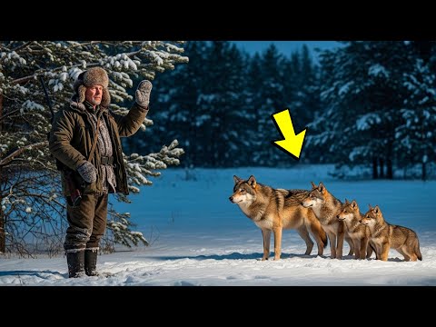 Видео: ДИКИЙ ВОЛК ВСТРЕТИЛ ОХОТНИКА. История, которая потрясла деревню!