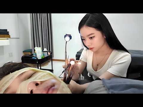 Видео: ASMR: Попробовал полный сервис во Вьетнаме (массаж головы, мытье, чистка ушей)