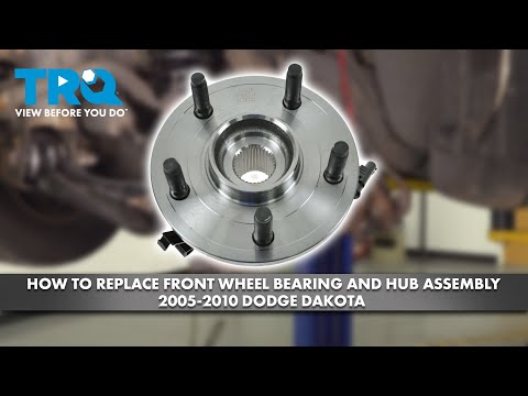 Видео: Как заменить передний ступичный подшипник и ступицу в сборе на Dodge Dakota 2005-2010