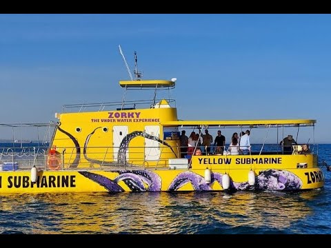 Видео: Морская прогулка на корабле к затонувшему парому "Зенобия" в Ларнаке Кипр.