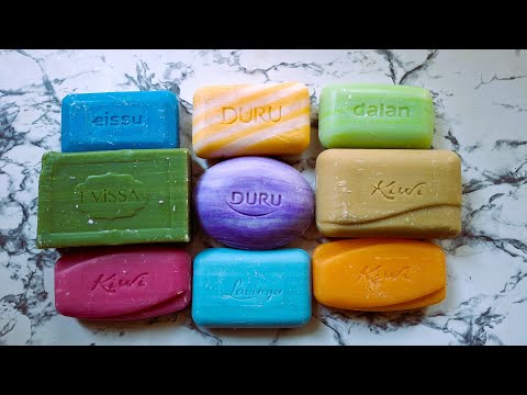 Видео: ASMR DRY SOAP CUTTING / COLORFUL DRY SOAP CARVING / Резка сухого мыла.