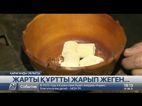 Видео: Жарты құртты жарып жеген...