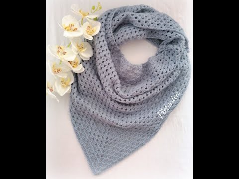 Видео: Как да си оплетем триъгълен шал / Урок за начинаещи / Easy Crochet Triangle Shawl for Beginners/ DIY
