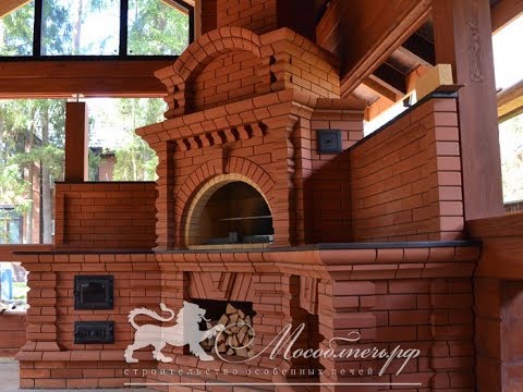 Видео: Печь барбекю "Углич". Мособлпечь.рф